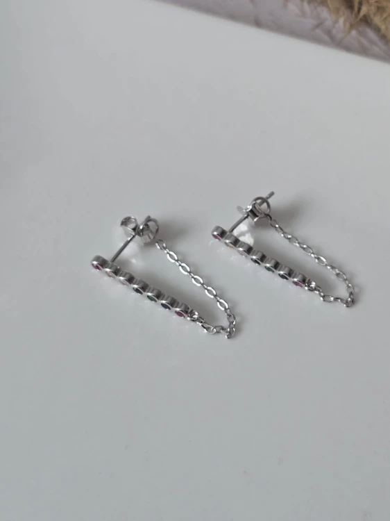 Kolczyki Kolorowy Warkocz