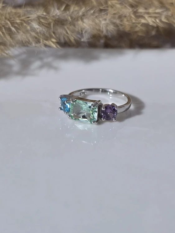 Pierścionek Trzy Barwy