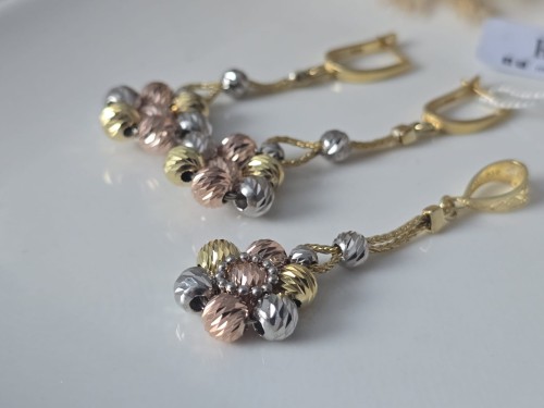 Srebrny komplet biżuterii Kwiat Blasku