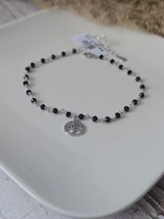 Bransoletka na nogę Czarne Drzewo