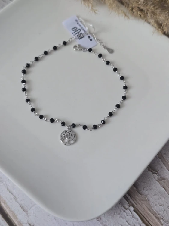 Bransoletka na nogę Czarne Drzewo