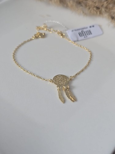 Złocona bransoletka Złoty Łapacz Snów