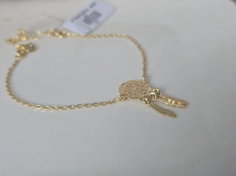 Złocona bransoletka Złoty Łapacz Snów