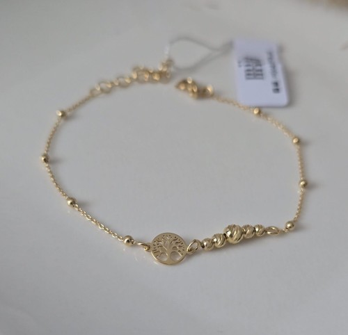 Złocona bransoletka Harmonia Natury