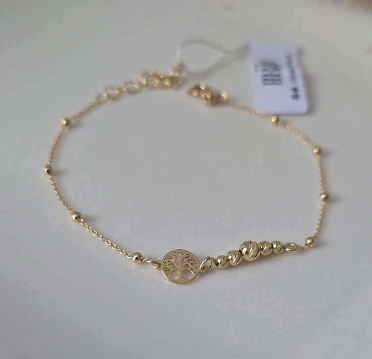 Złocona bransoletka Harmonia Natury