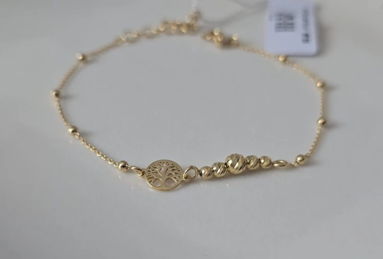 Złocona bransoletka Harmonia Natury