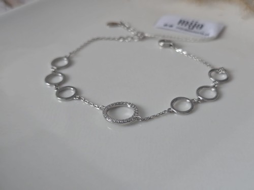Srebrna bransoletka Krąg Blasku
