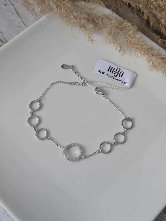 Srebrna bransoletka Krąg Blasku