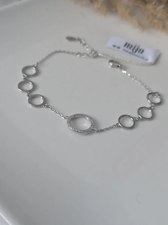 Srebrna bransoletka Krąg Blasku