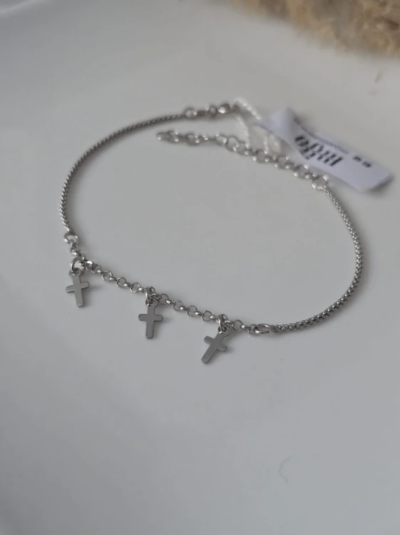 Bransoletka srebrna Bismark Trinity Cross