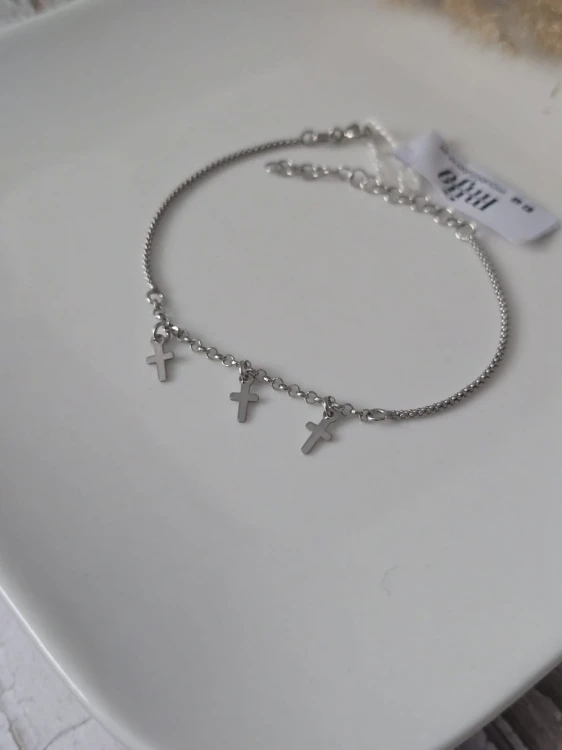 Bransoletka srebrna Bismark Trinity Cross