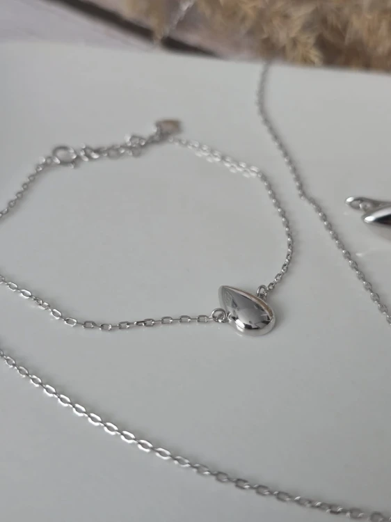 Komplet srebrnej biżuterii Srebrna Kropla