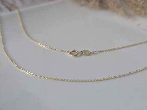 Łańcuszek Golden Anchor Mini - Złocony 50 cm - Ankier