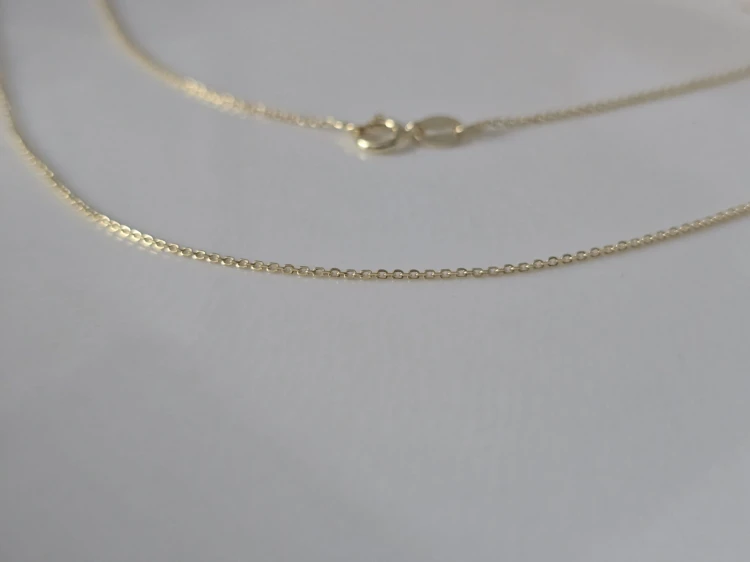 Łańcuszek Golden Anchor Mini - Złocony 50 cm - Ankier