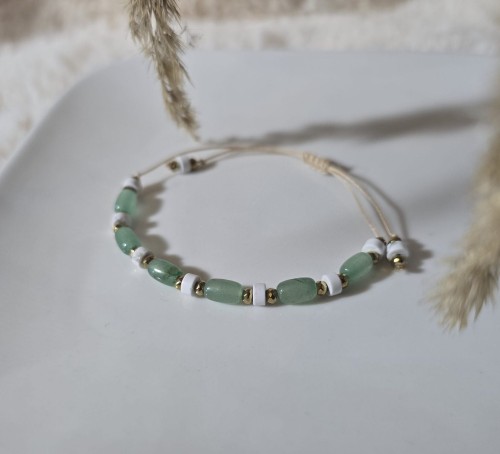 Bransoletka Zodiakalna Strzelec: Optymizm i Równowaga - Awenturyn i Howlit